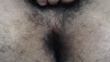 My hairy asshole close up