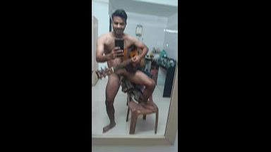 Playing guitar and getting horny at same time