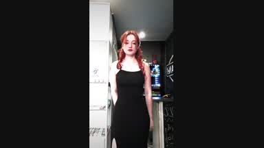 Do you like my black dress?