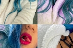 blue girl