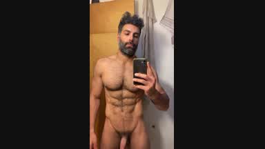 selfi miror naked