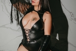 silvia in leather!