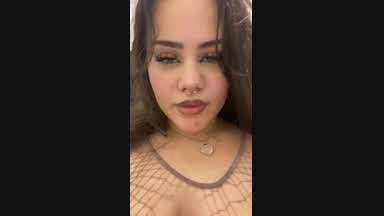 horny girl in the bathroom
