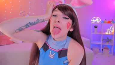 Ahegao drooling