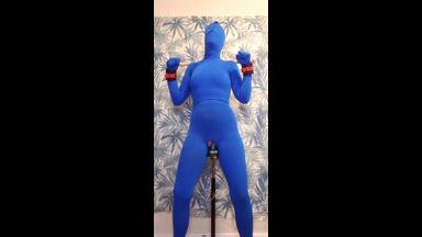 Blue Nylon Bondage