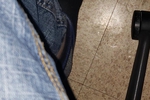 Feet Jean's socks