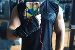 training hard