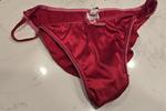 Red Satin Panties - Available - 250 tokens