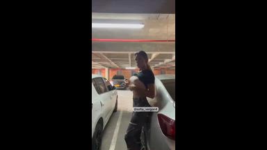 Come with me to the parking lot
