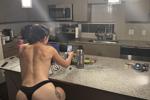 petite with a phat pussy & pretty feet — look at my back muscles