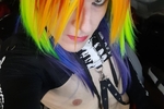 vickie — colored hair
