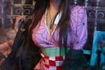 I'm Nezuko , Happy Halloween! o(>ω<)o