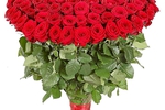 large bouquet of roses