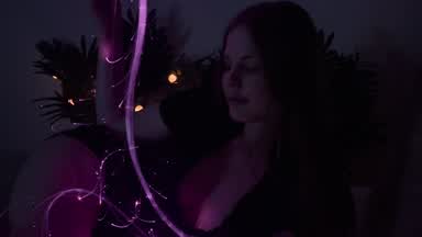 neon lady