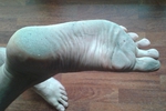 me and my dirty feet - 2 pics