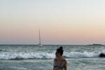 Agatha on the beaches of Spain