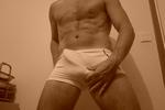 Free pic - hard bulge