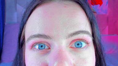 Blue Eyes Close Up Tease