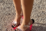Beautiful feet and booty