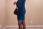 blue dress