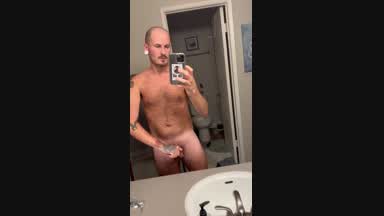Cumming on counter