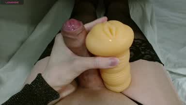 Fleshlight fucking and cumming full video