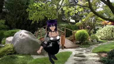 Dancing outside