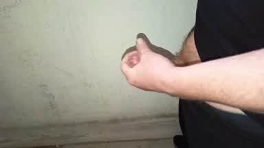 Cum in Public Basement