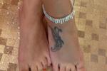 red pedicure