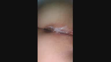 Creampie dripping out of my kitty