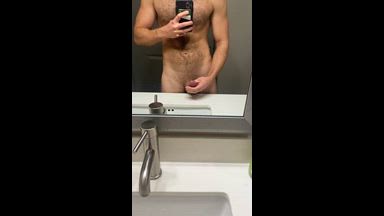 My Cum Painting The Mirror
