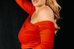 Glamour in Scarlet Tones