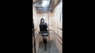 Just me , the mirror and little dance