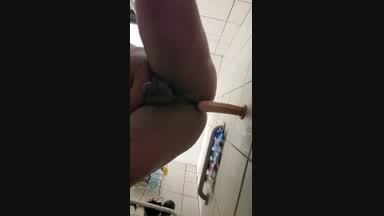 Having some fun with my 9in Dildo!!!