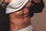 muscular and sensual Latino