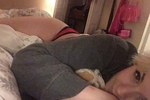 Cuddling in bed