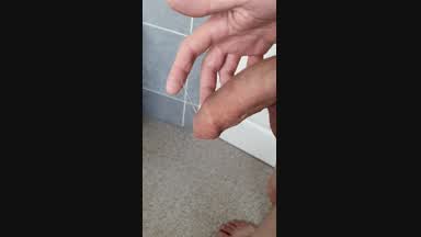 Playing with myself. Pre cum.
