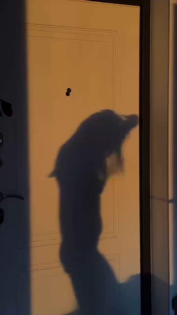 My shadow is flirting with you!