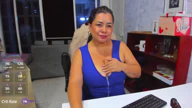 Cumshot in office