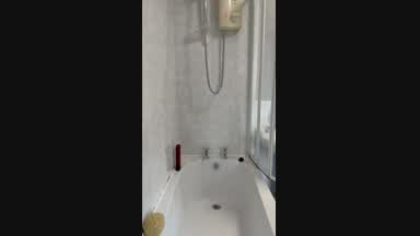 A very spunky soapy shower