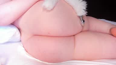 ANAL WITH REALISTIC TOY / TAIL PLUG
