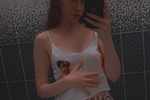 selfies in front of the mirror