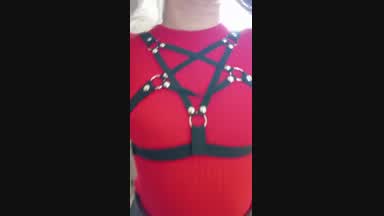 Miss in red