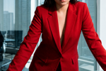 sexy red suit