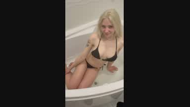sexy bathing suit in a jacuzzi
