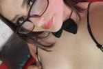 These glasses don’t hide how naughty I am.🖤