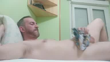 Cumming in boxers for a big fan