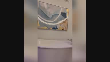 Sensual bath ends with HARD POUNDING