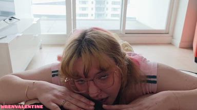 Balcony blowjob (TRAILER)