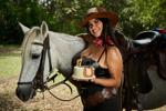 BBW cowgirl: giant udders ready. 🐴🎉